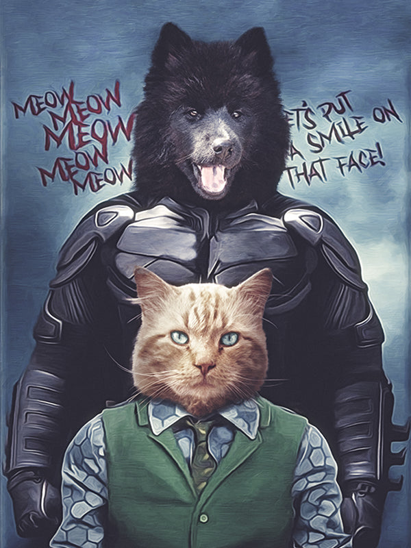 Bat & Joker - Custom Poster