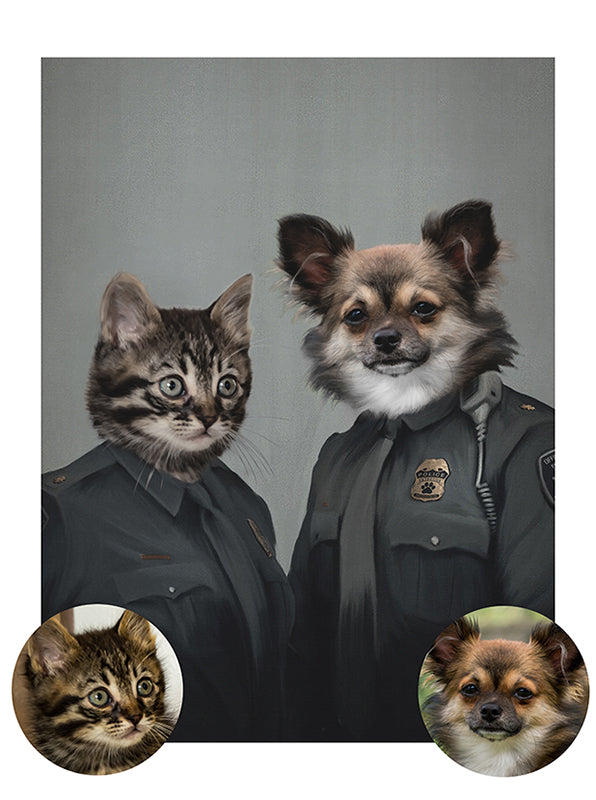 The Police Duo - Custom Canvas