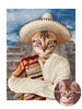 Le mexicain - toile personnalisée