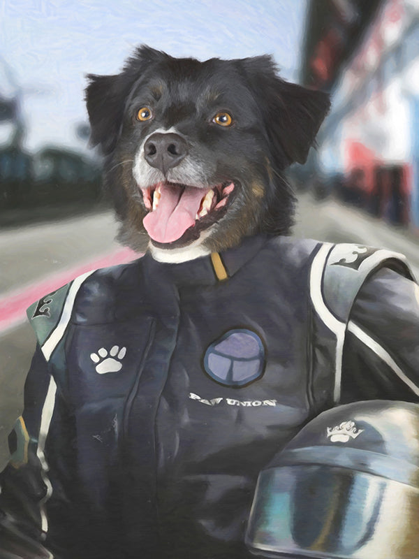 The racing driver - Custom Poster